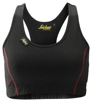ProtecWork, Flammehemmende Sports-BH, FARGE: 0400 - Black, STØRRELSE: STR: XS