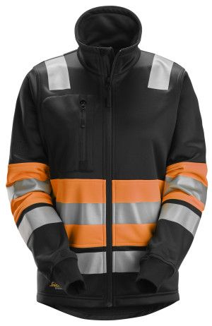 High-Vis Jakke for dame, Klasse 1, FARGE: 5504 - High Visibility Orange\Black, STØRRELSE: STR: XS