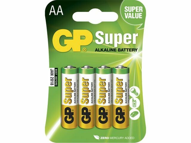 Batteri 4-pk AA