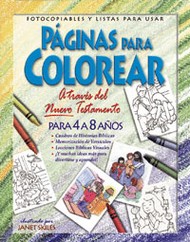 Páginas para colorear a través del Nuevo Testamento - para 4 a 8 años