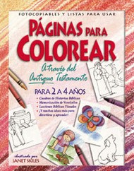 Páginas para colorear a través del Antiguo Testamento - 2 a 4 años