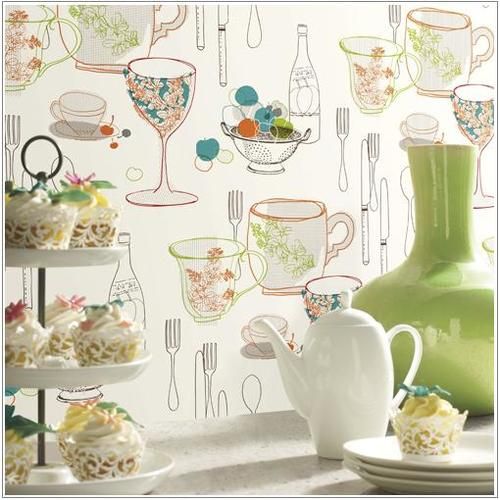 Graphic Tablewear, Värvus | Color Option: White, Brown &amp; Teal