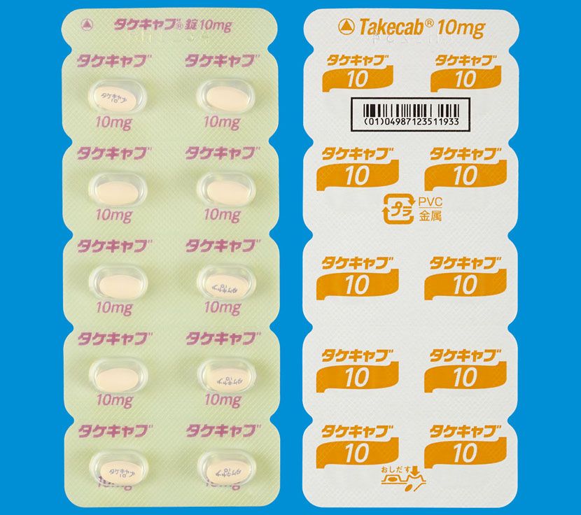 Takecab Tablets 10mg tab.