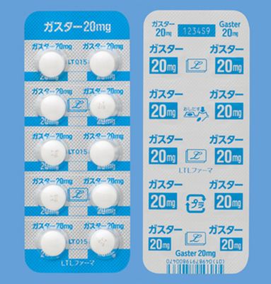 Gaster Tablets 20mg