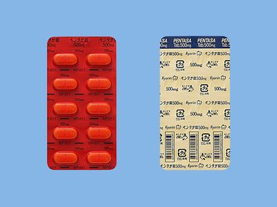PENTASA Tablets 500mg 100tab.