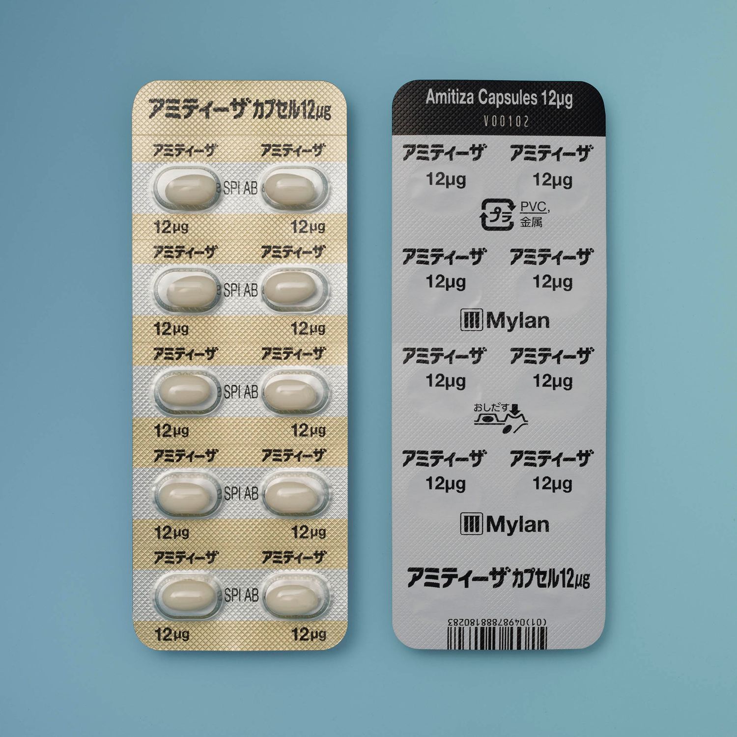 Amitiza capsules 12μg 100cap.