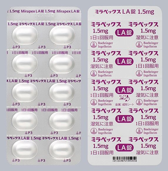Mirapex-LA Tablets 1.5mg 100tab.