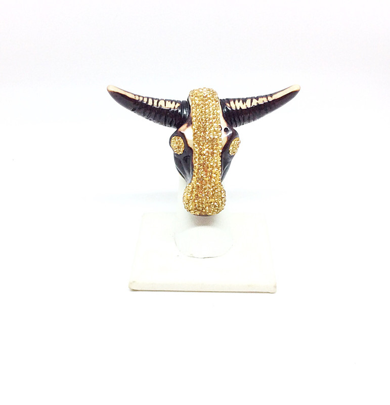 LongHorn Ring. Gold Ring-Adjustable LongHorn Ring. Gold Ring-Adjustable