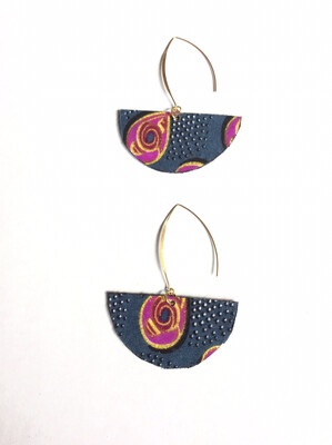 Black/Gray Journey Earrings (SMALLER) Black/Gray Journey Earrings (SMALLER)