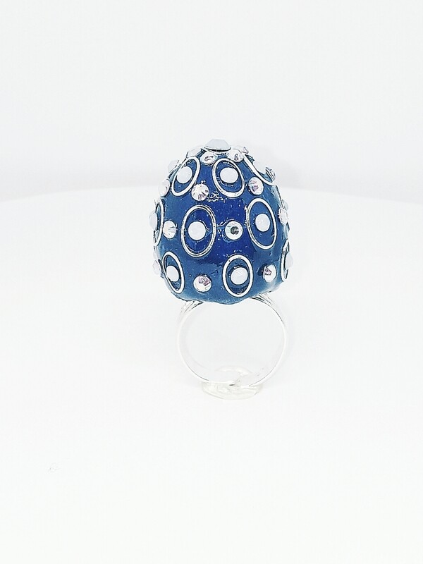FAB-u-LUS Blue Circle Ring