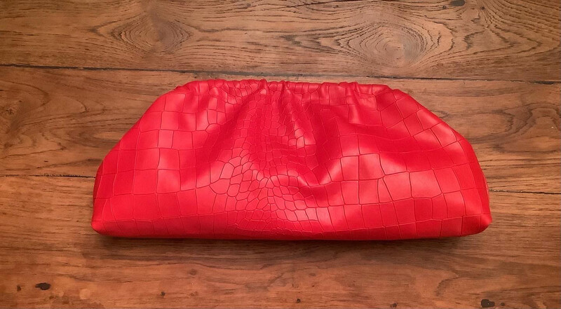 Inspired Vintage Clutch: Delores Red Glamour Boss (Long)