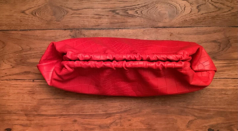 Inspired Vintage Clutch: Delores Red Glamour Boss (Long)