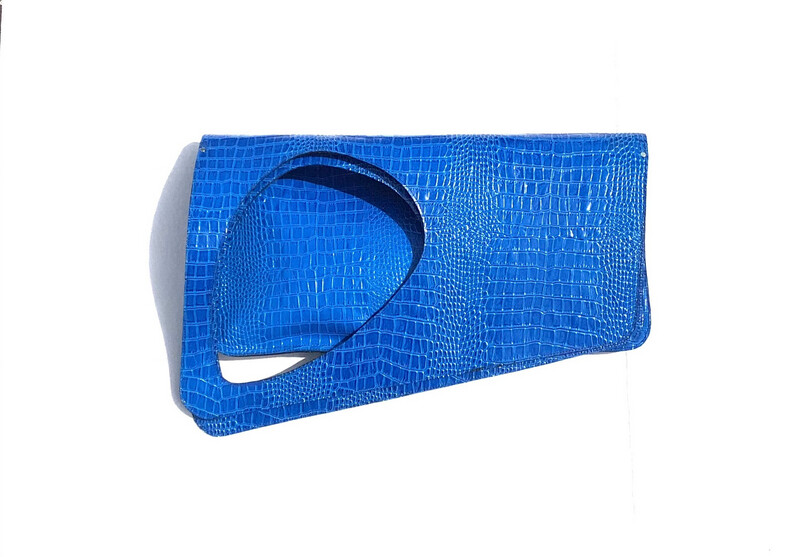 Try-Angle Sapphire Croc