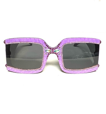 Purple Haze Snakeskin Sunglasses