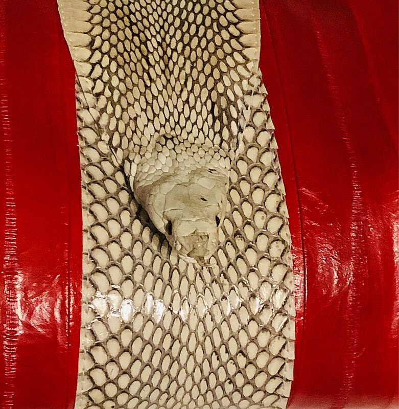 Inspired Vintage Clutch: Eel And Cobra Boss (Long)