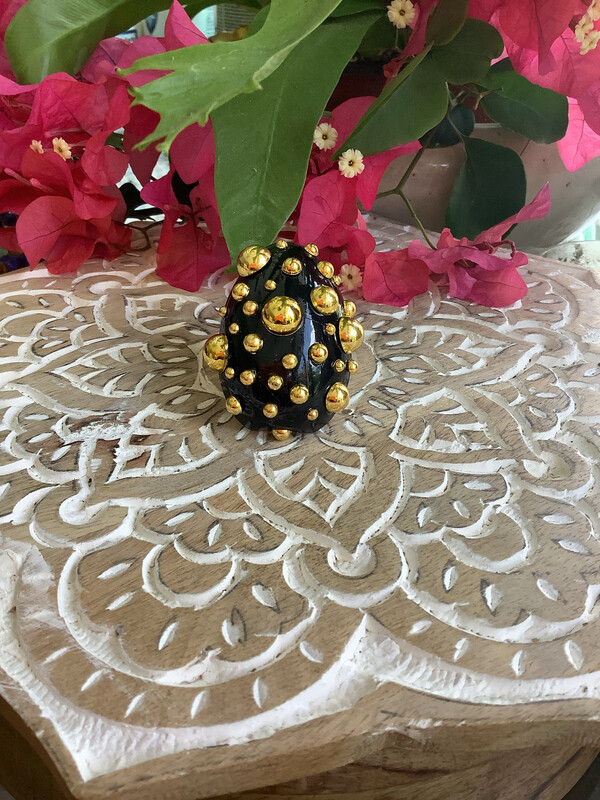 Gold Stud Ring -Adjustable