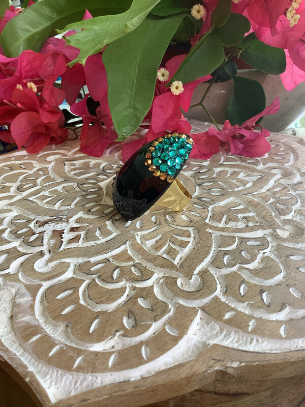  Vintage Edge Ring -Adjustable