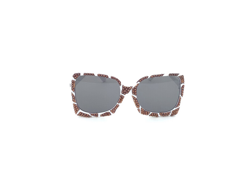 Giraffe Hand Painted Sunglasses