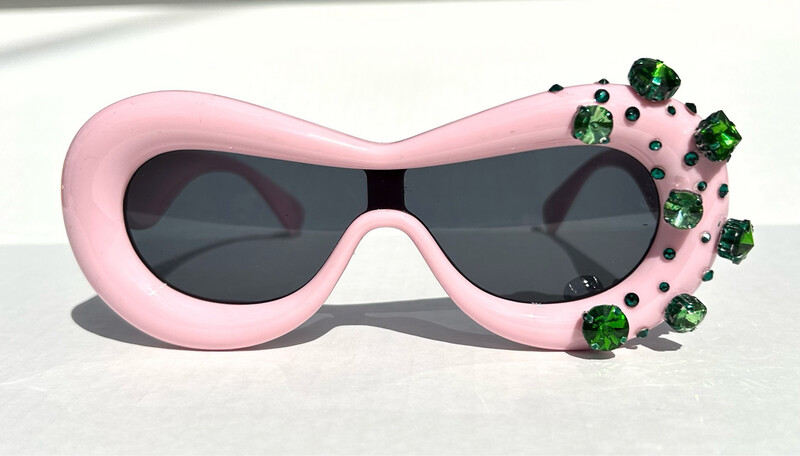 Pink With Mint Sunglasses