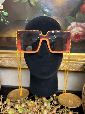 Orange Dazzle Sunglasses