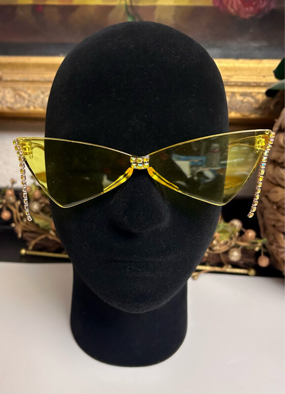 Cat Yellow Sunglasses