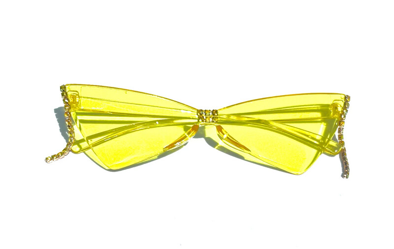 Cat Yellow Sunglasses