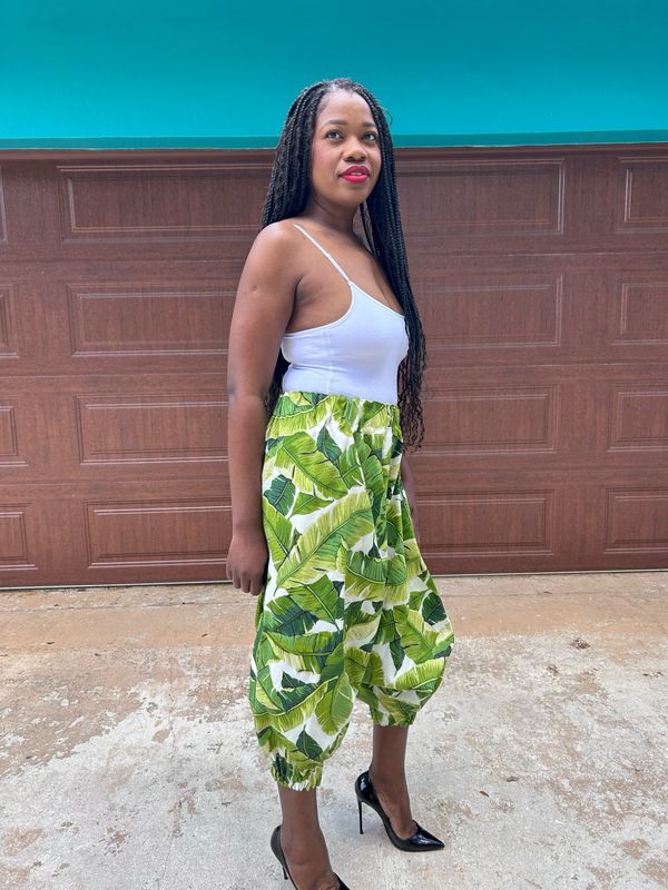 Banana Leaves Harem Pants