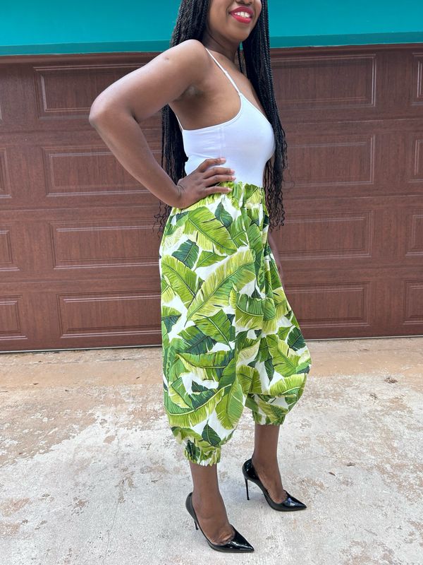 Banana Leaves Harem Pants