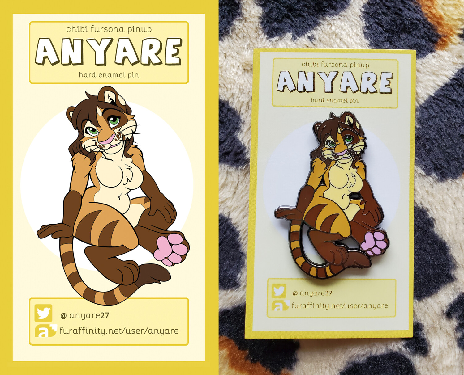 Anyare Fursona - Hard Enamel Pin