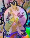 Renamon 2 x 3&quot; Holographic Sticker