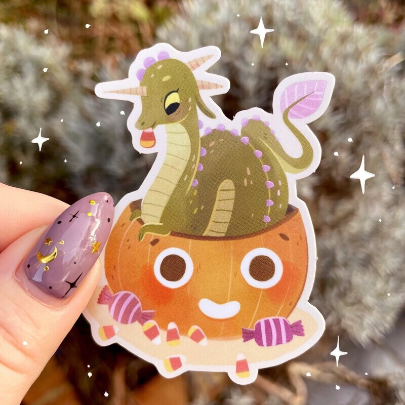 Baby Dragon Reflective Sticker