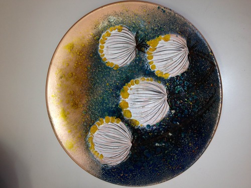 Copper Enamel Tray