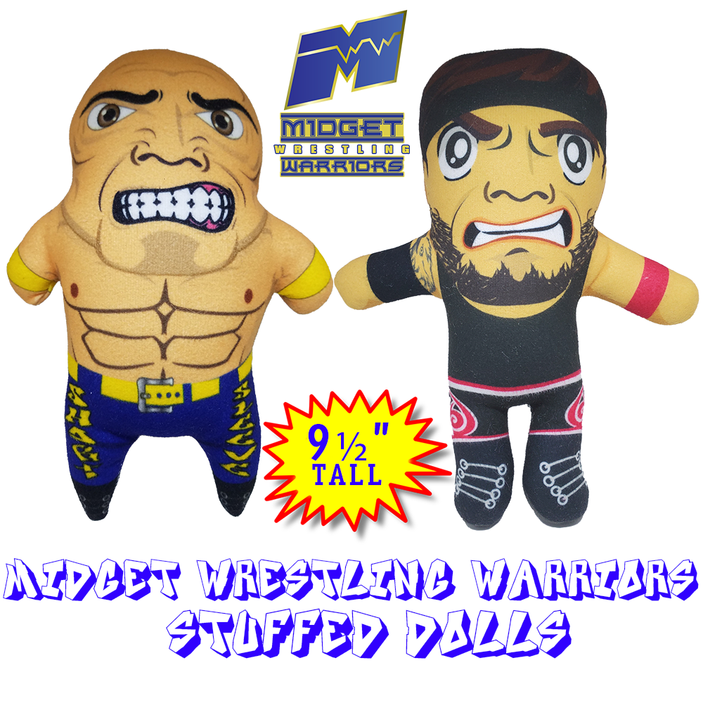 Midget Wrestling Warriors Stuffed Doll