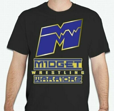 Midget Wrestling Warriors T-Shirt (Black)