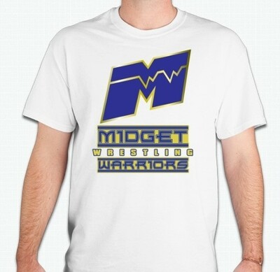 Midget Wrestling Warriors T-Shirt (White)