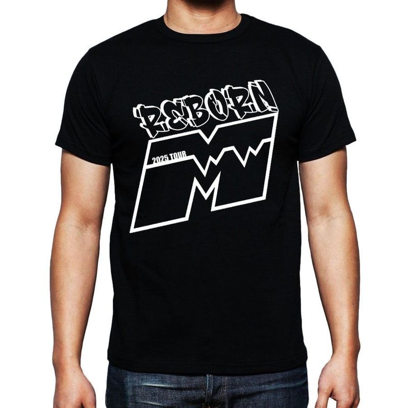 2025 Official Midget Wrestling Warriors "REBORN" Tour T-Shirt