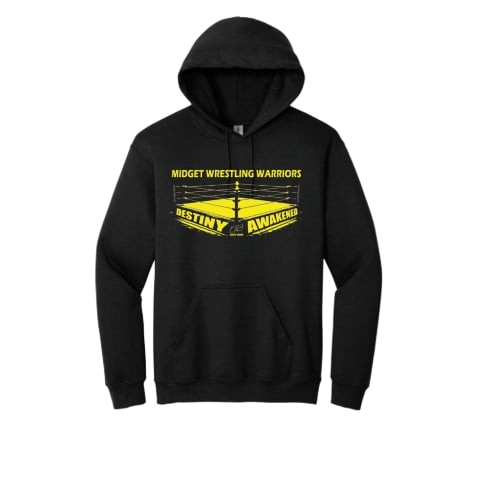 2026 Official Midget Wrestling Warriors "DESTINY AWAKENED" Tour Hoodie
