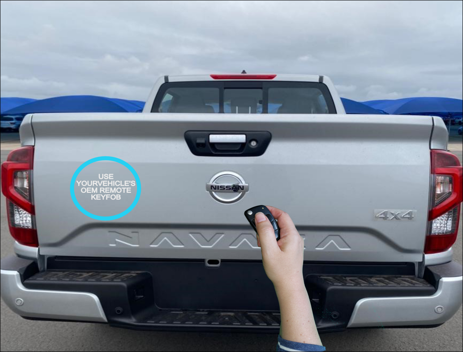 NISSAN NAVARA central locking tailgate kit