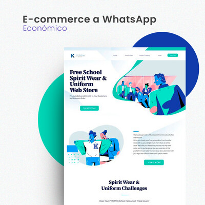 E-commerce a WhatsApp Económico