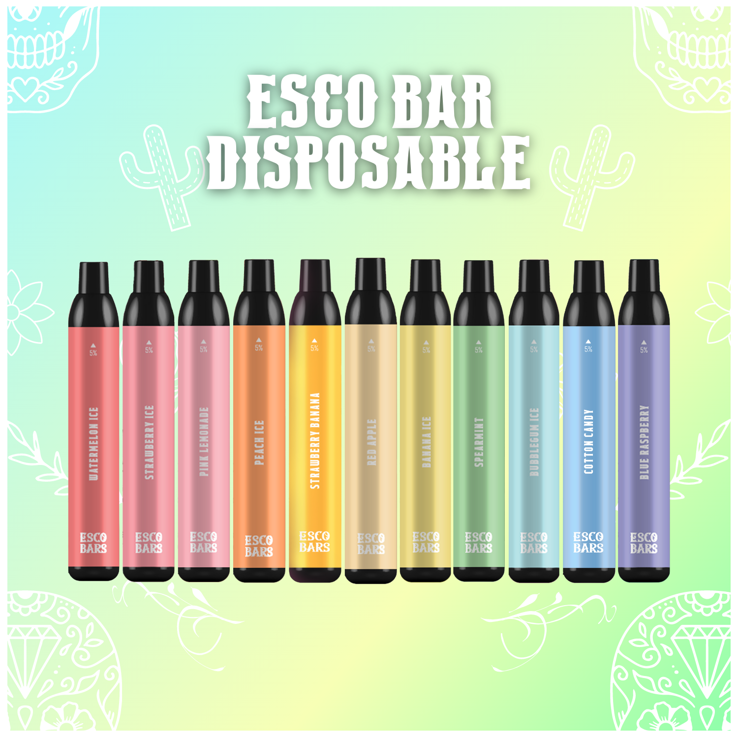 Pastel Cartel Esco Bar Mesh Disposable (2500 Puffs)