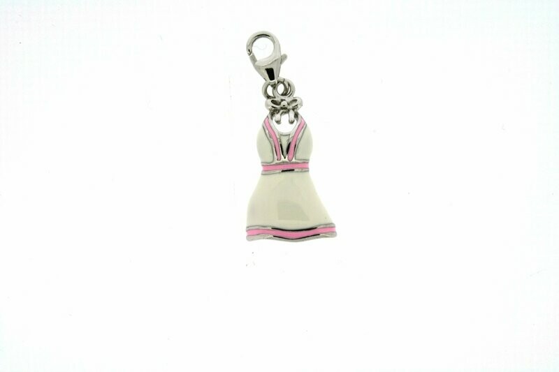 Charm Vestito Argento 925