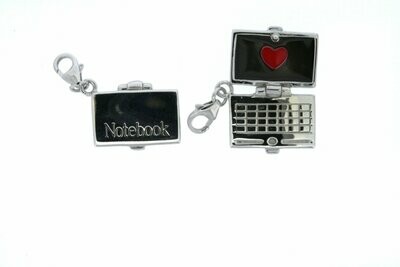 Charm Notebook Argento 925