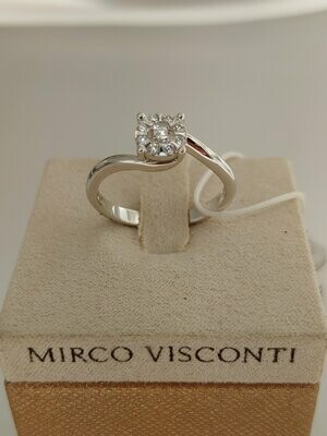 Mirco Visconti Anello magic diamanti effetto solitario
