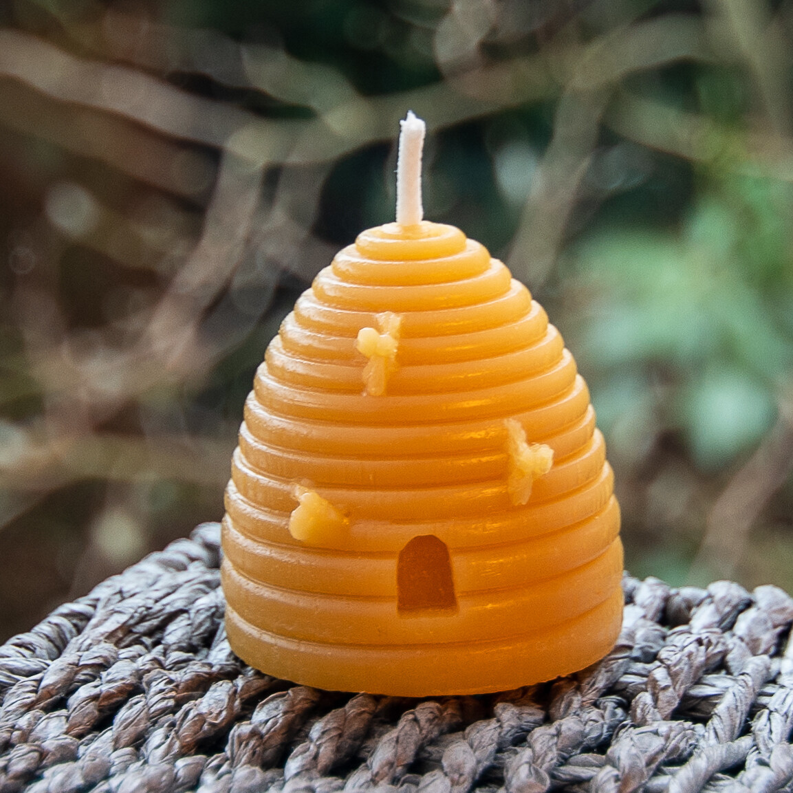 Skep Beehive Beeswax Candle