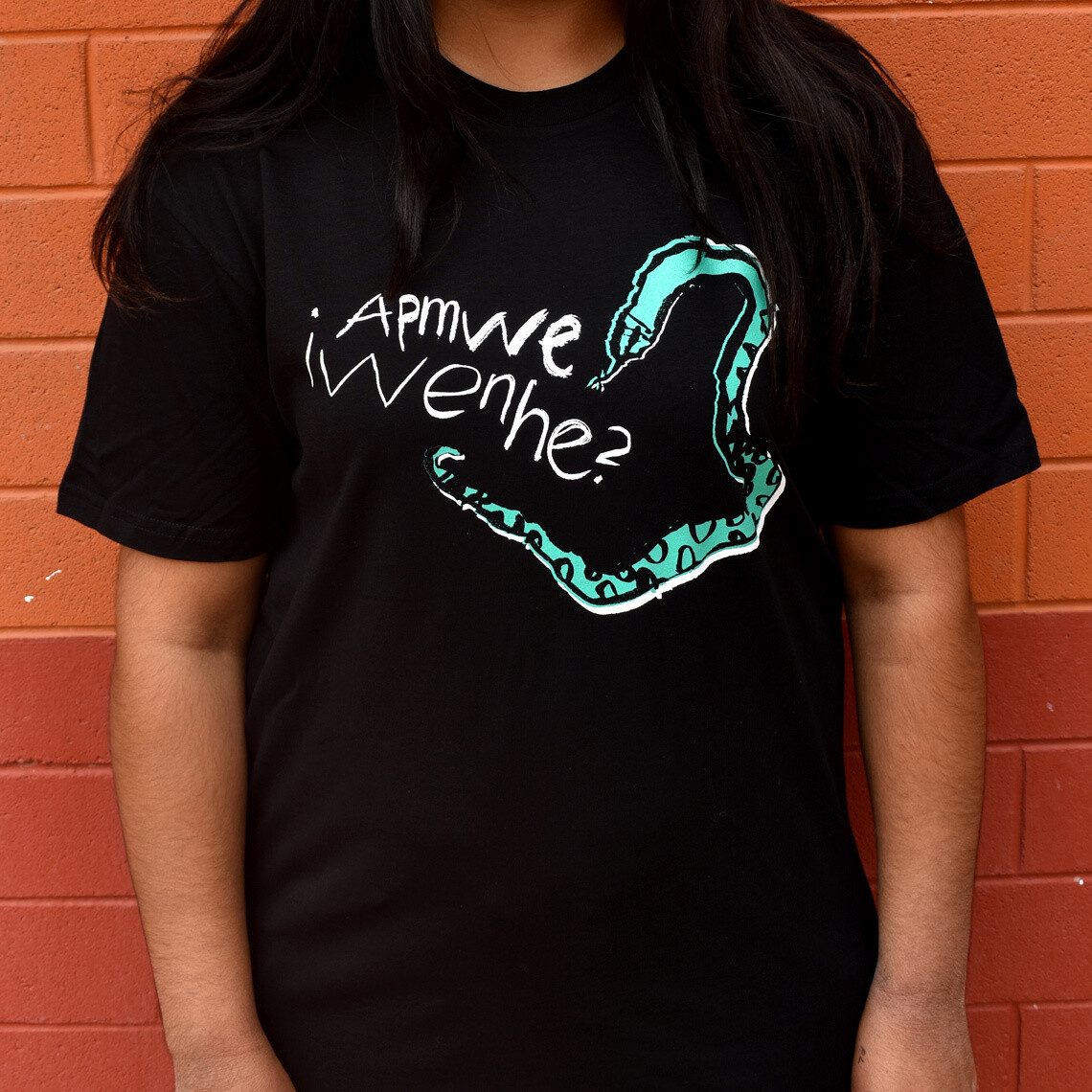 T-shirt - Apmwe Iwenhe?: What Snake black