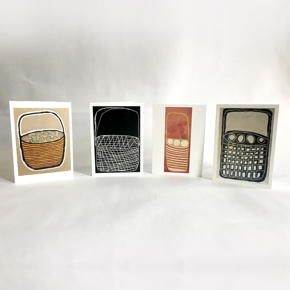 Cards - Cecily Djandjomerr basket greeting cards (set of 4)