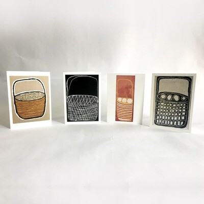 Cecily Djandjomerr Basket Greeting Cards (set of 5)
