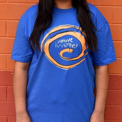 T-Shirts: Apmwe Iwenhe? - What Snake? (Blue)