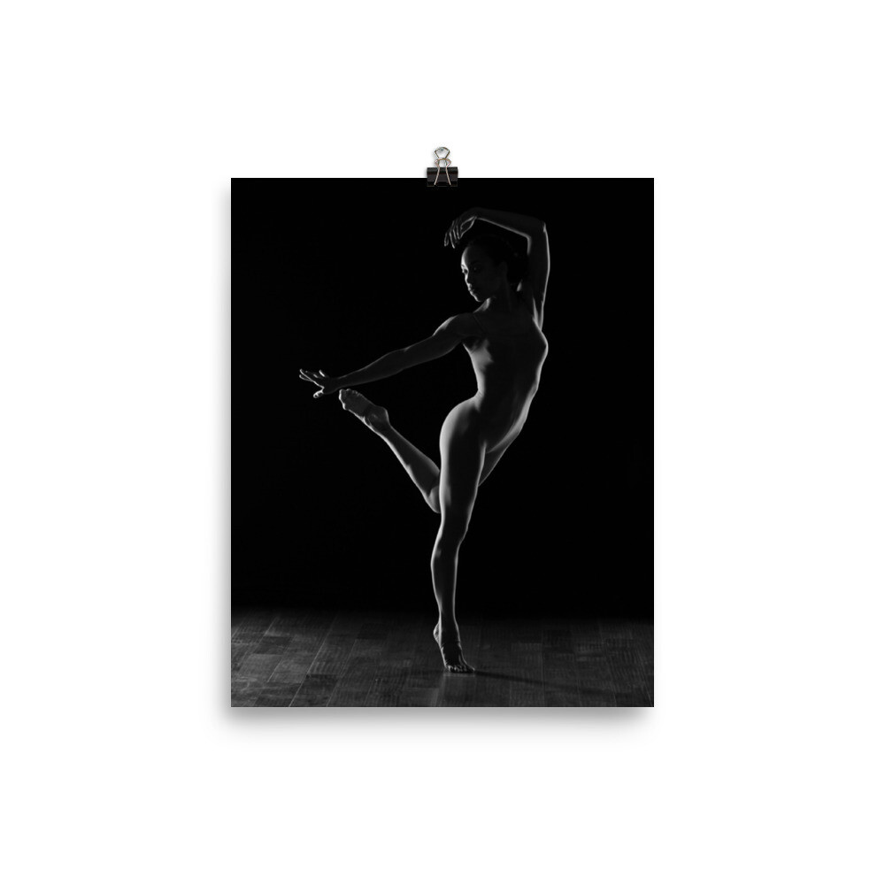 Poster Dancer Silhouette