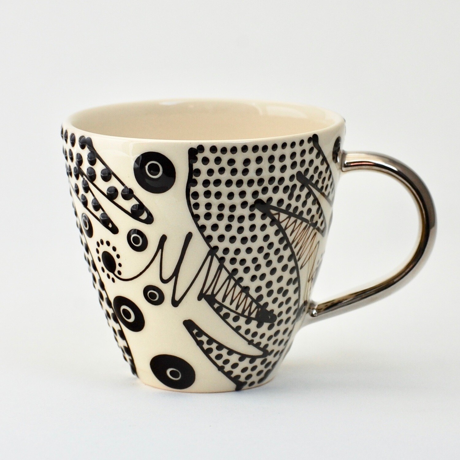 Dot and Wiggle Small Mug